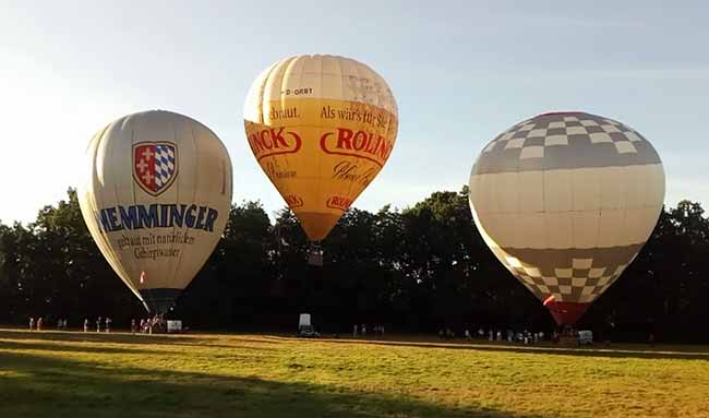 Startende Ballons Ballonteam Mettingen