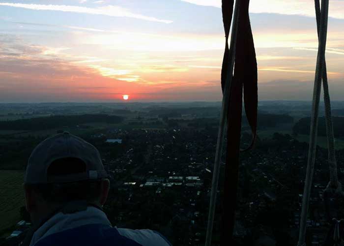 Nachtfahrt mit dem Gasballon